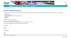 Desktop Screenshot of downloadportal.oase-livingwater.com
