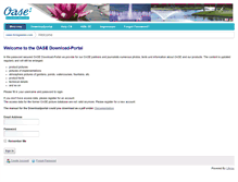 Tablet Screenshot of downloadportal.oase-livingwater.com