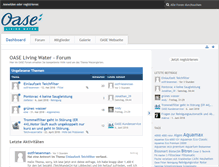 Tablet Screenshot of forum.oase-livingwater.com